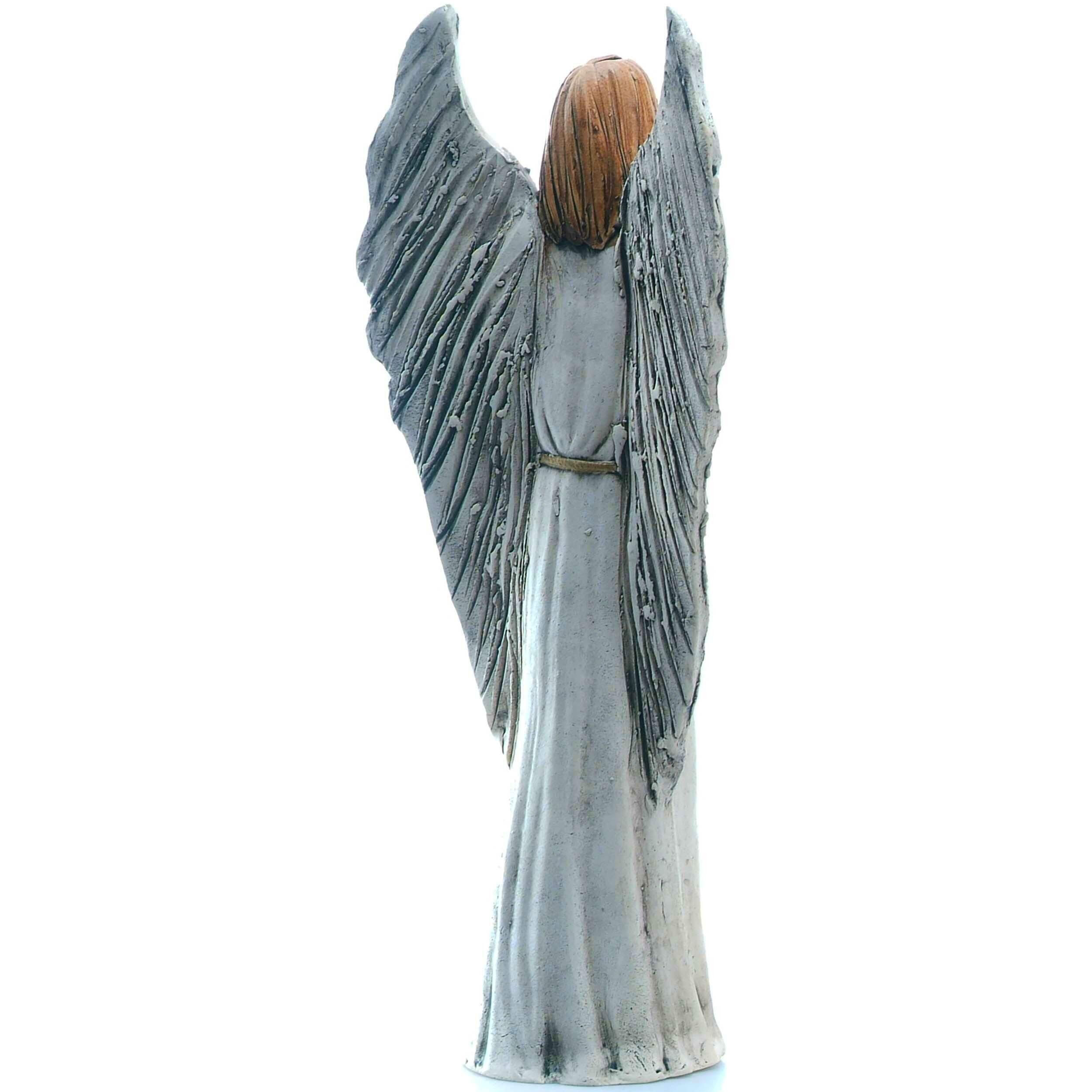 Archangel Uriel with Book Large Hand Made Statue
