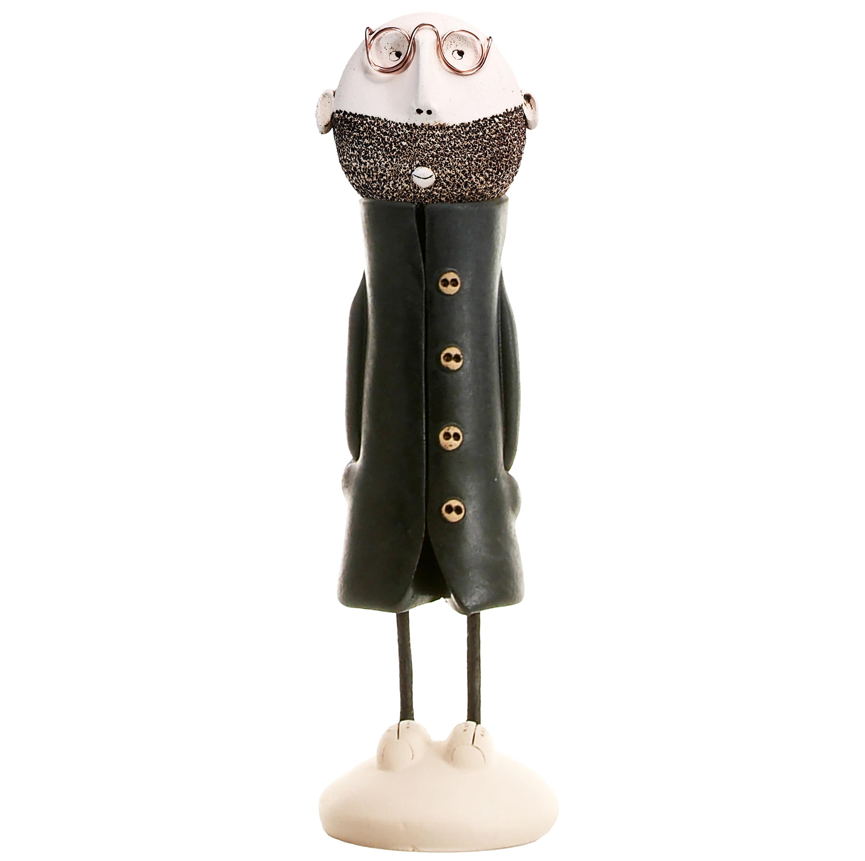 Handmade Ceramic Quirky Couple | Male & Female Figurines Gift