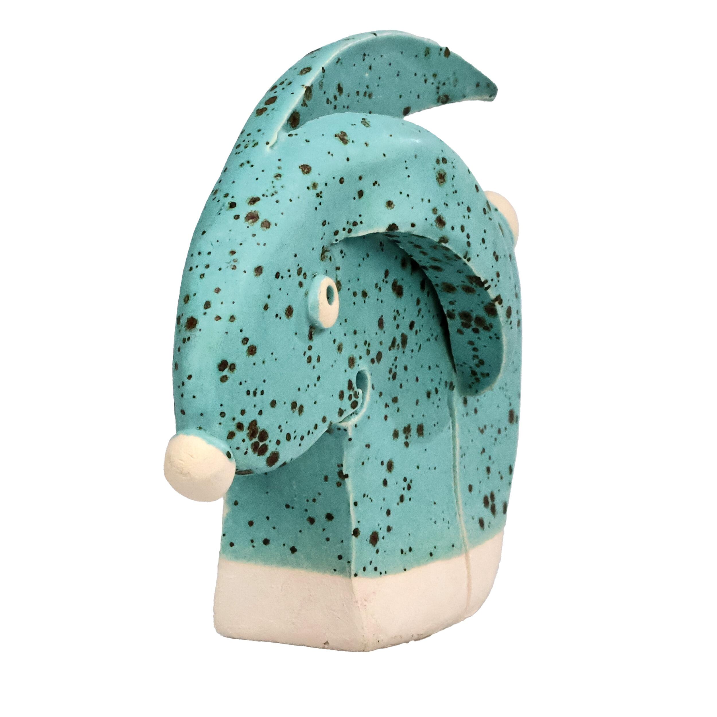 Handmade Ceramic Wild Rabbit Figurine – Rustic Pottery Animal Sculpture, Woodland Home Décor, Unique Gift