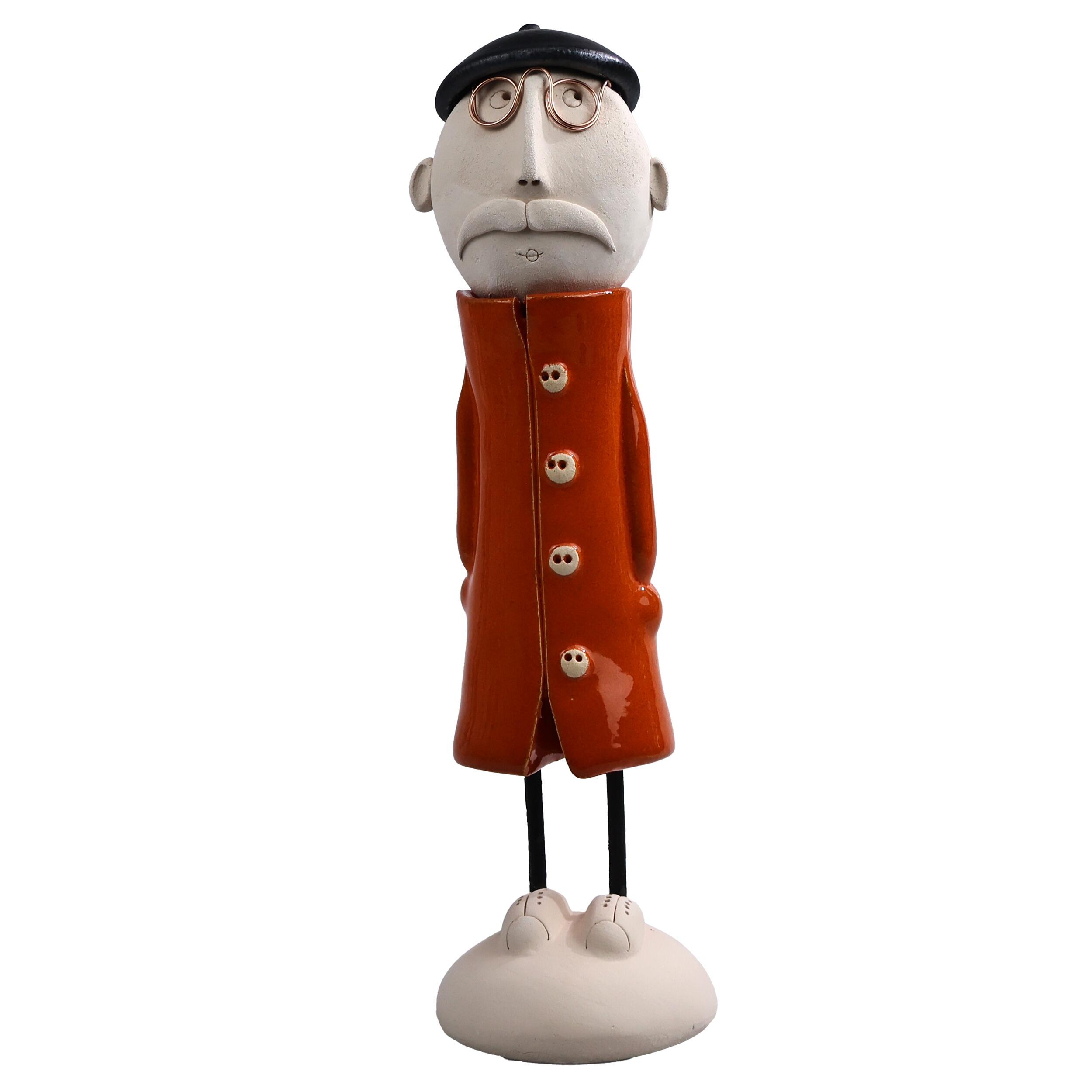 Man in a Great Coat with Moustache