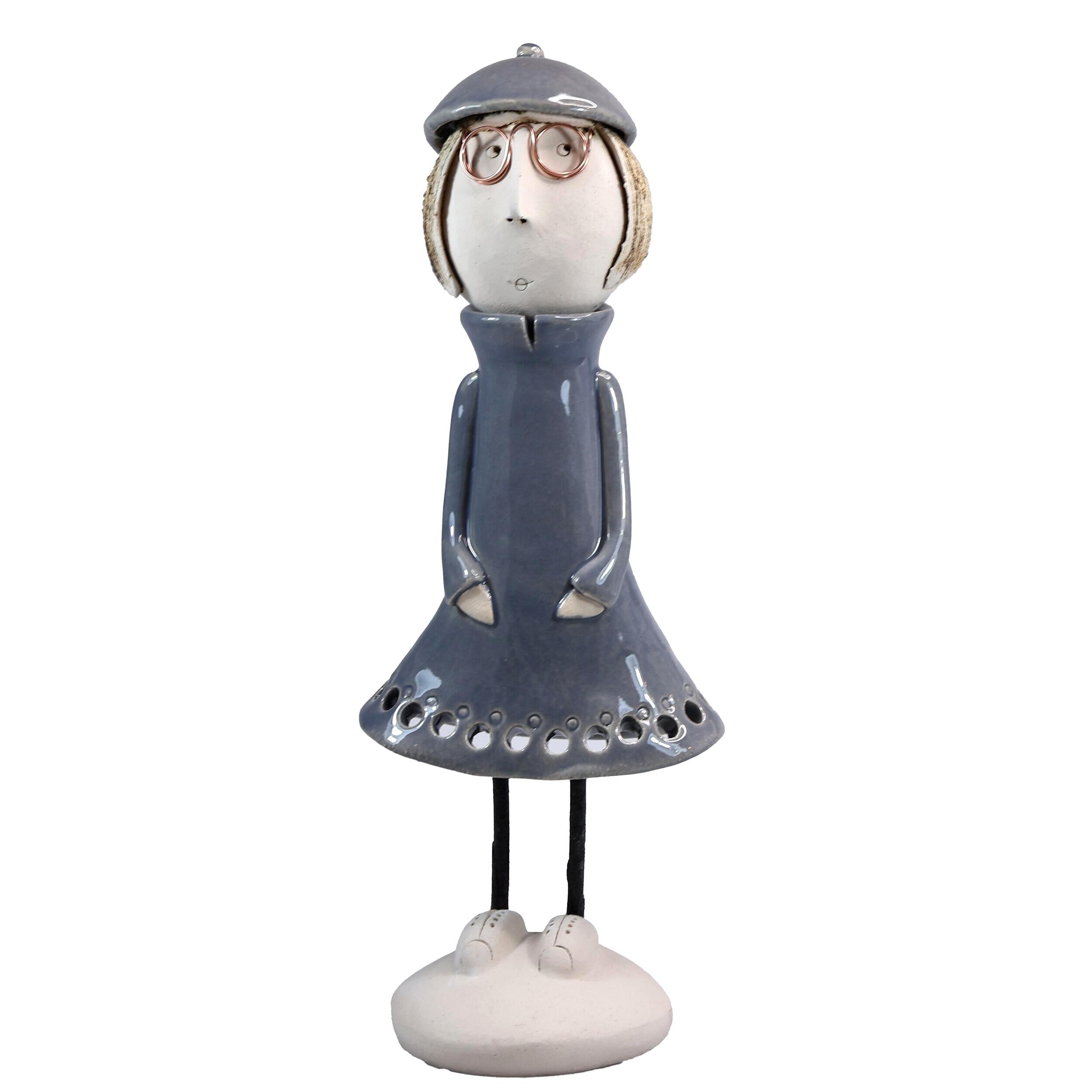 Handmade Ceramic Quirky Couple | Male & Female Figurines Gift
