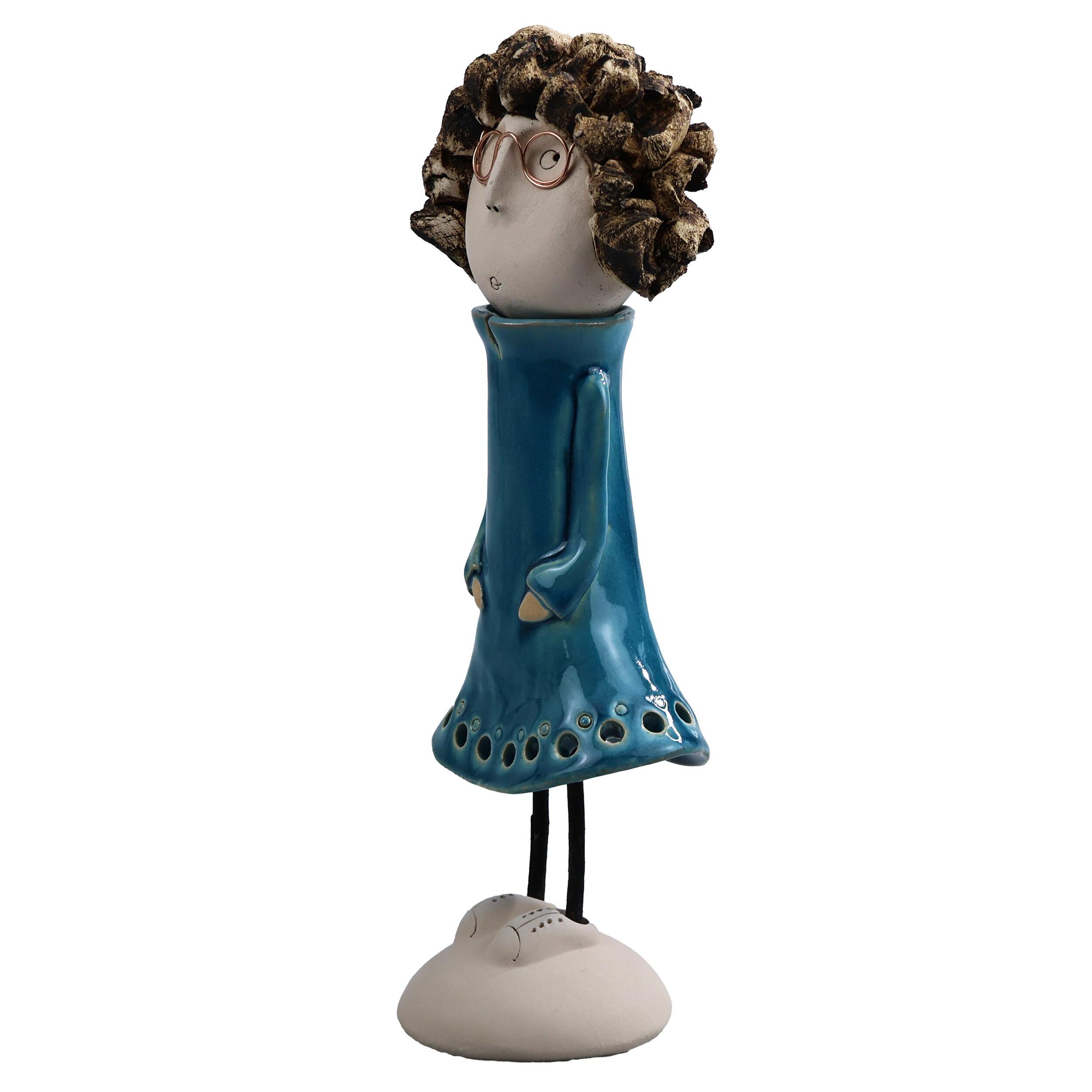 Best Friends Young Couple Statues | Blue