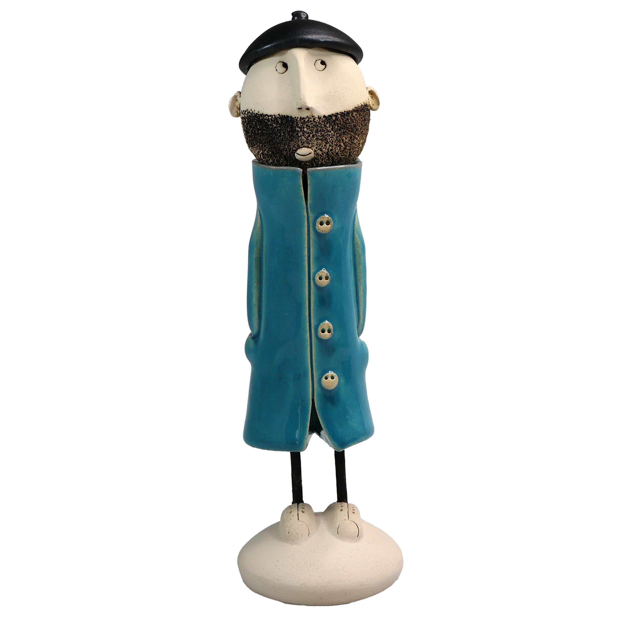 Best Friends Young Couple Statues | Blue