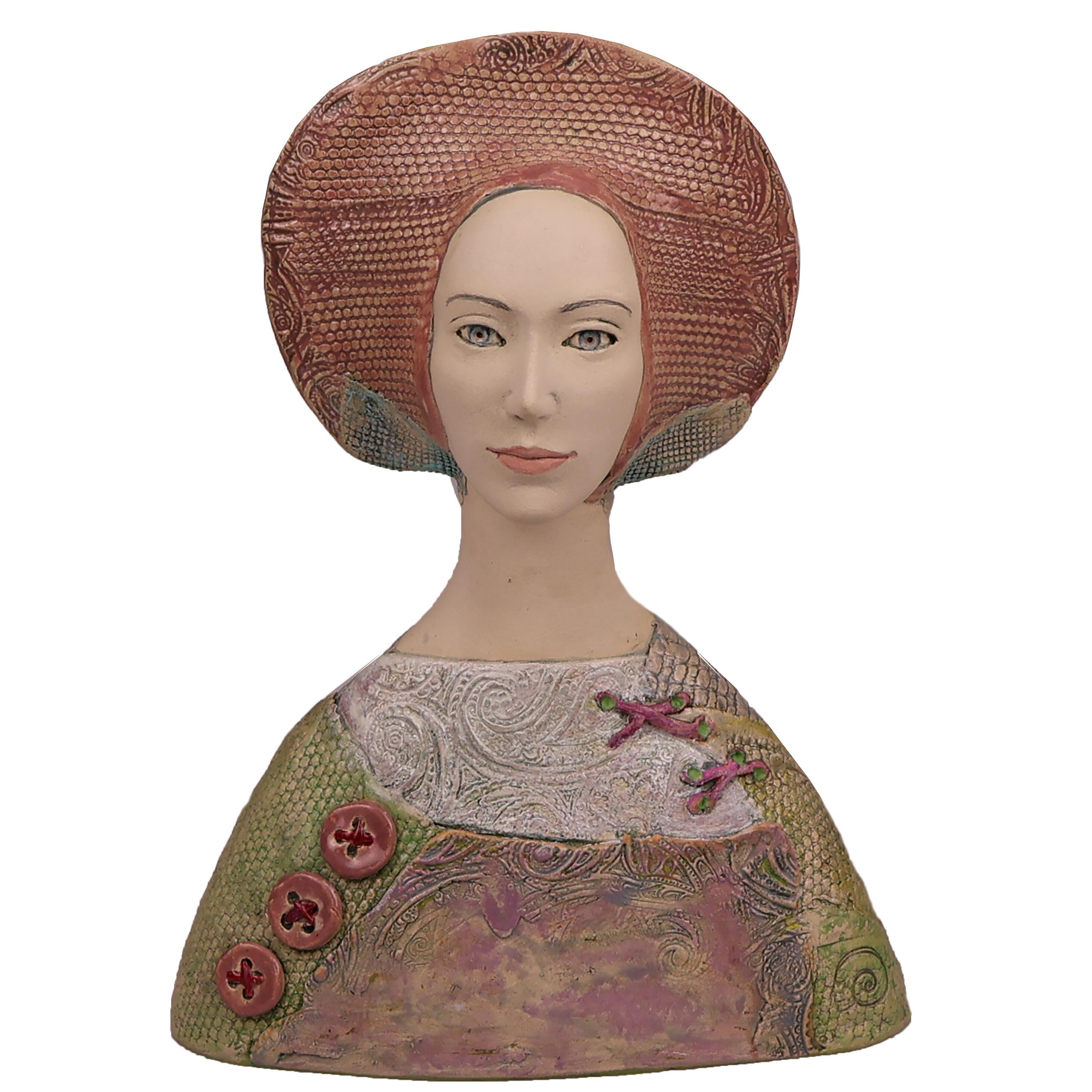 One-of-a-Kind Fantasy Woman Bust Sculptures | Hand-Sculpted Art