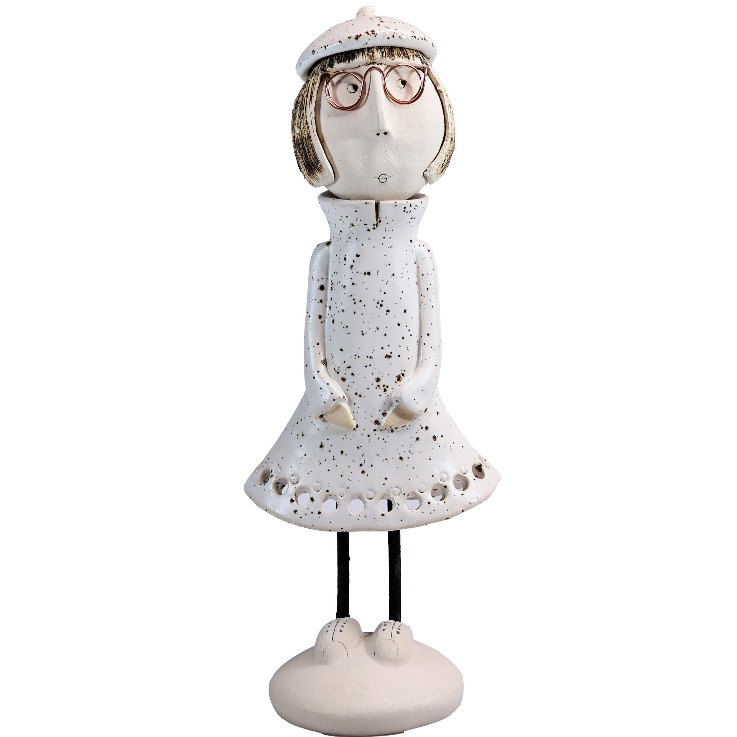 Handmade Ceramic Quirky Couple | Male & Female Figurines Gift
