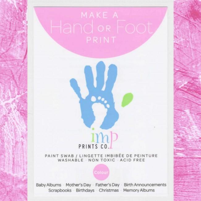 baby footprint paint kit