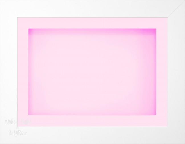 11.5x8.5" Antique Silver Effect White 3D Box Display Frame Wedding Baby Keepsake 