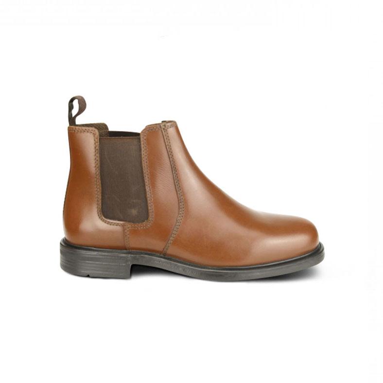 Oaktrak Walton Leather Chelsea Elasticated Gusset Boots 