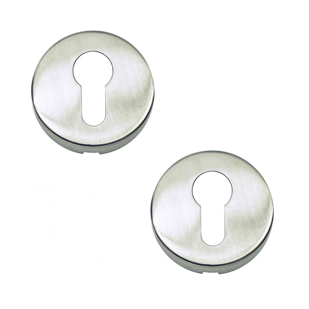 10 pack fire rated 50 x 10mm escutcheons euro profile SSS