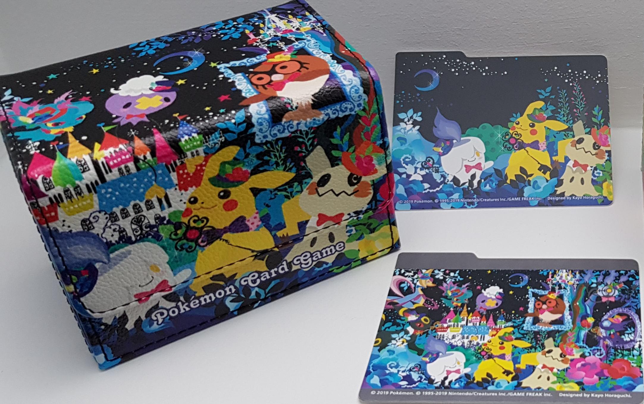 Pokemon Berry Forest Ghost Castle Pikachu Eevee Leather Side Flip Deck Case 