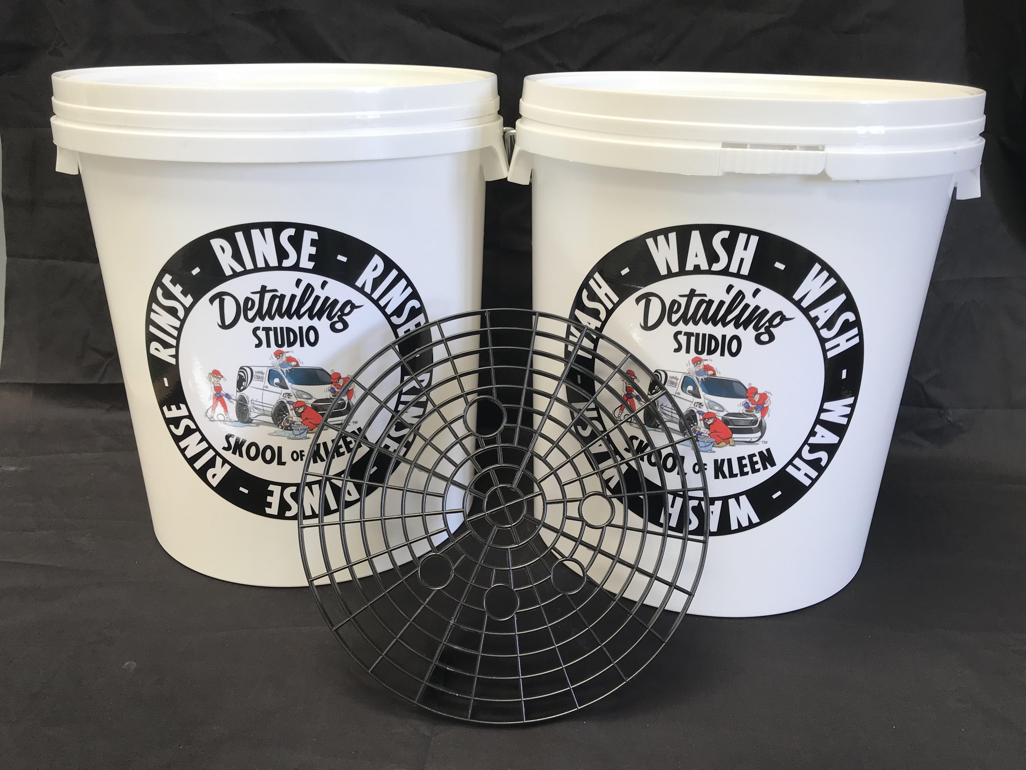 Wash Bucket & Grit Guard