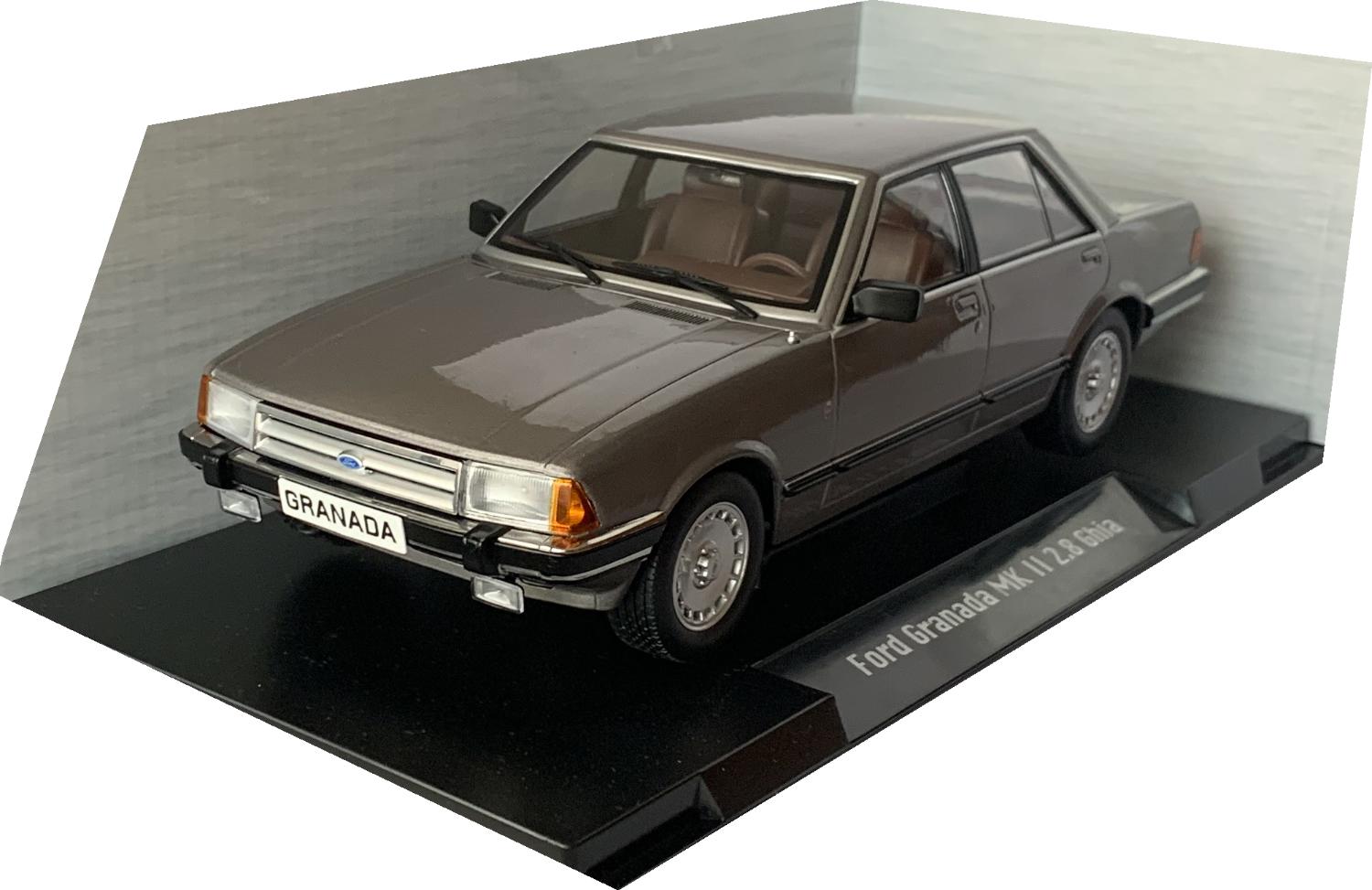 Ford Granada Mk Ghia Metallic Grey Scale Model Model