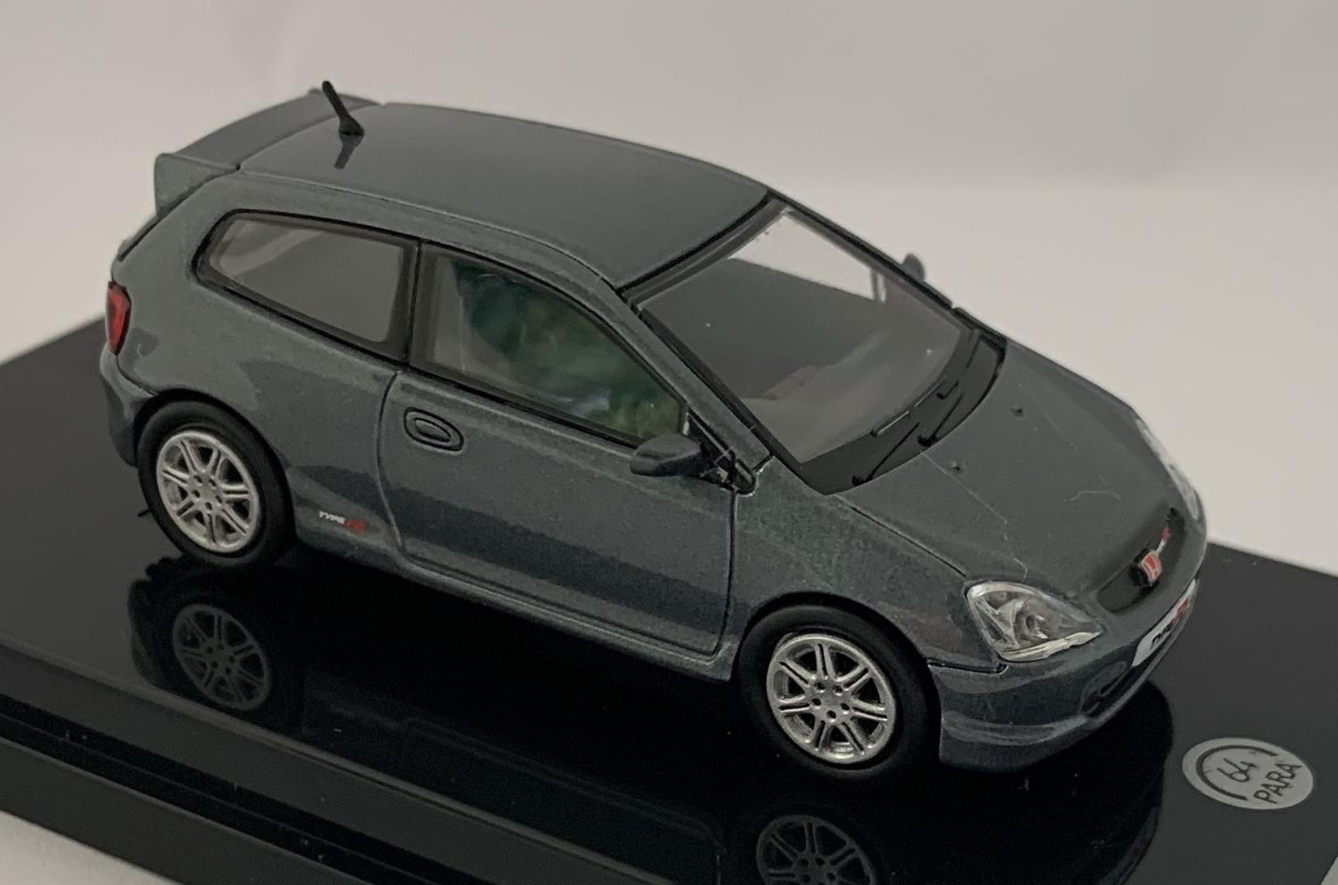 Honda Civic Type R EP3 2001 in cosmic grey, 164 scale, Paragon Models