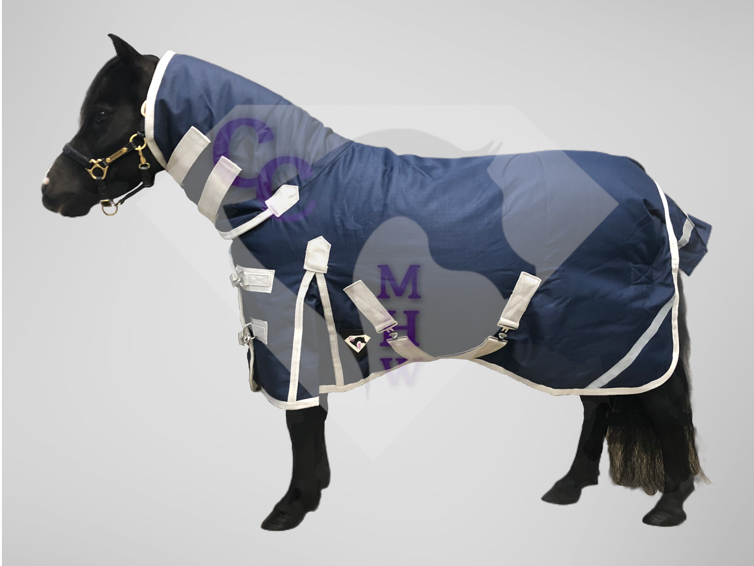 200 gram fill 4'0” DPD Horse rug mini miniature foal rug Full Neck 1200 denier 