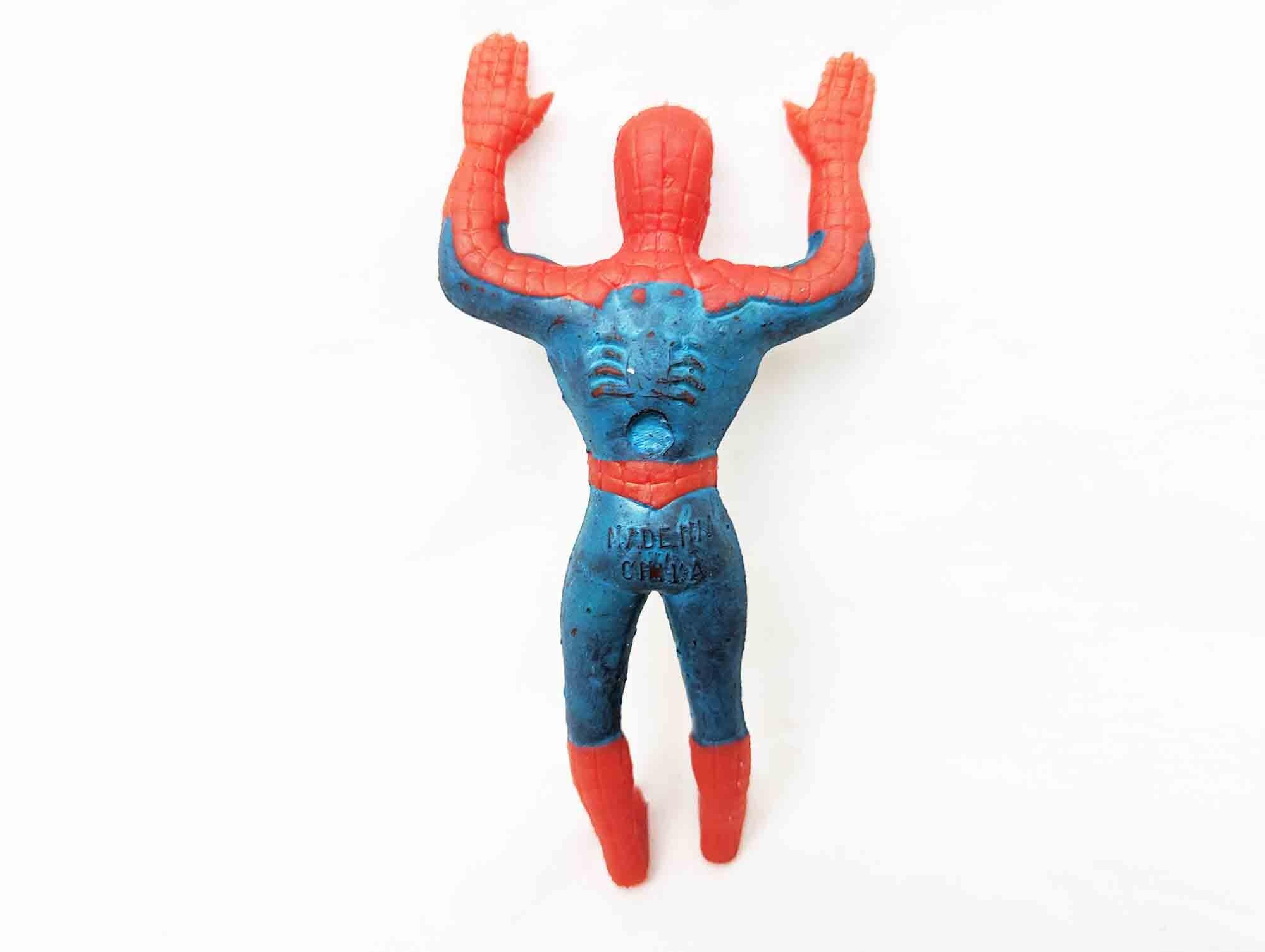 Spider-Man Vintage Soft Rubber Figure Marvel Comics 6"