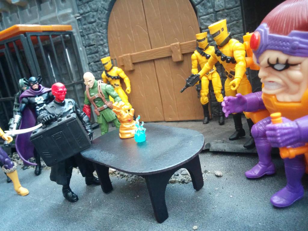 Marvel Universe Hydra The Red Skull and A.I.M Modok "The Deal" 3.75 Action figures