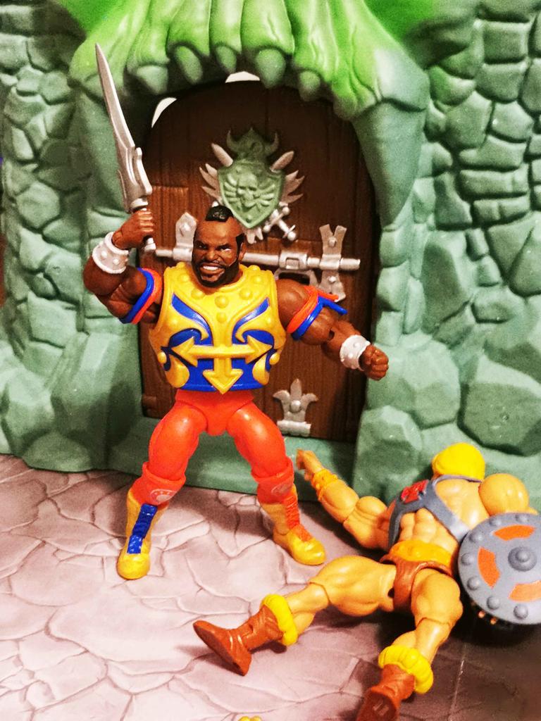 Mr T HAS THE POWER!!! Masters of the Universe origins He-Man & Masters of the WWE Universe Mr T action figure
