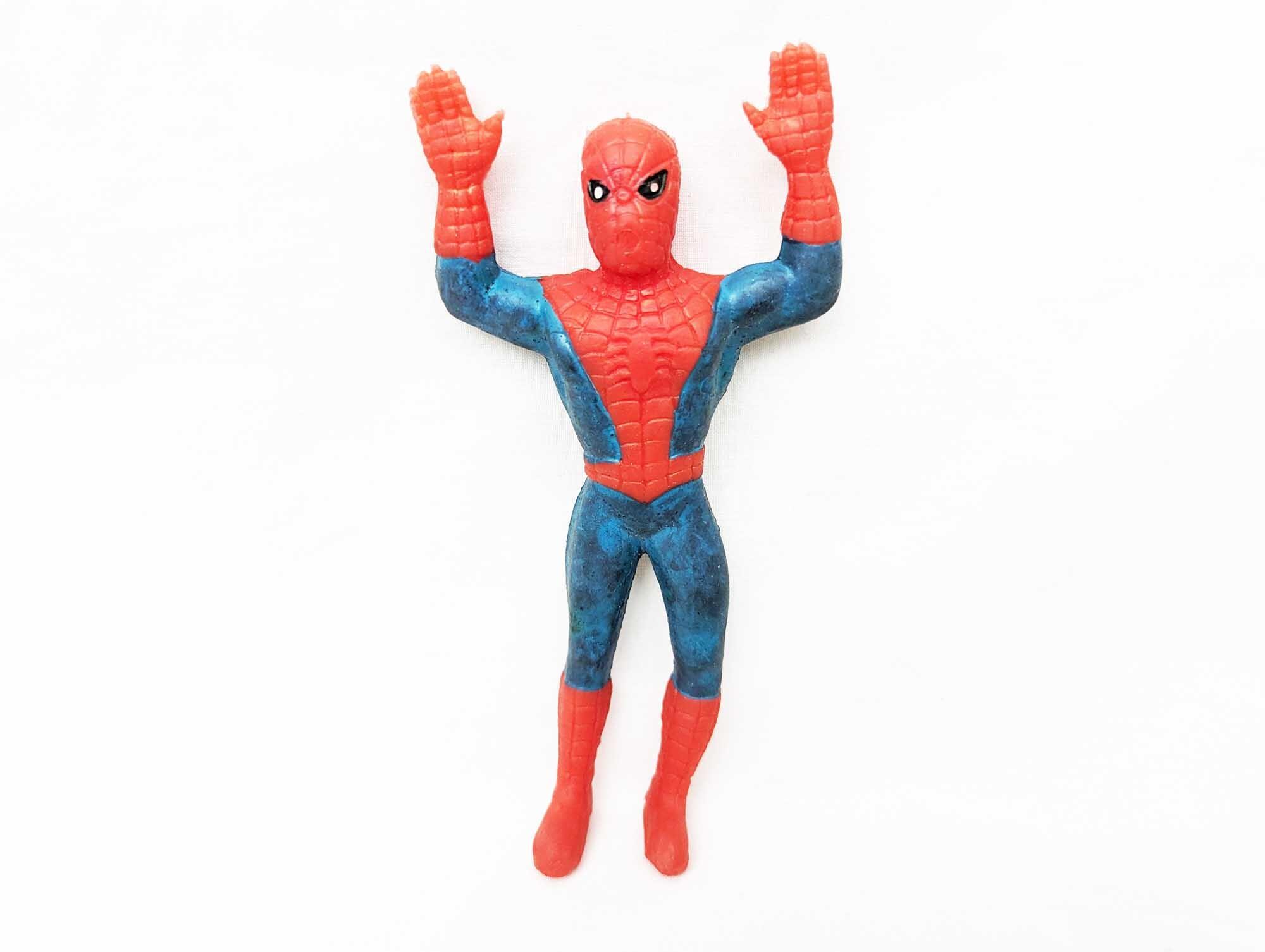 Spider-Man Vintage Soft Rubber Figure Marvel Comics 6"