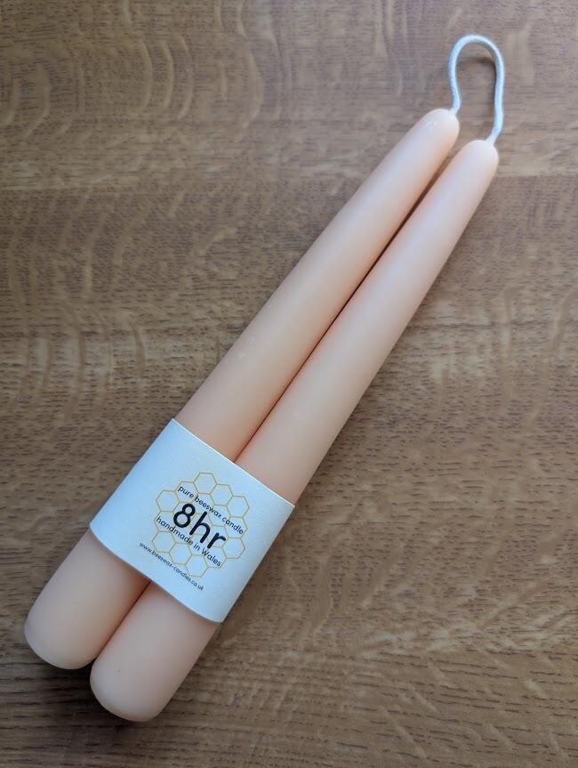 Melon dipped 8hr pure beeswax candles