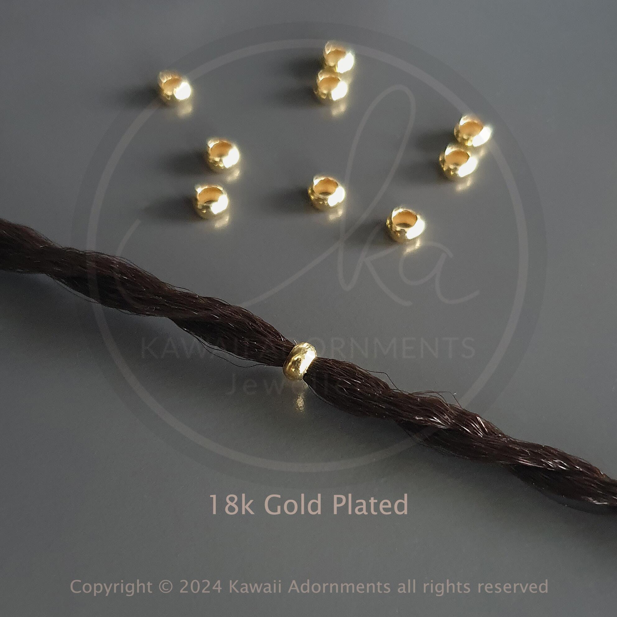 Gold colour loc sprinkles