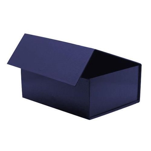 Navy blue magnetic gift box