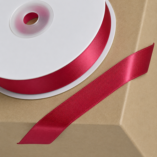 burgundy satin ribbon