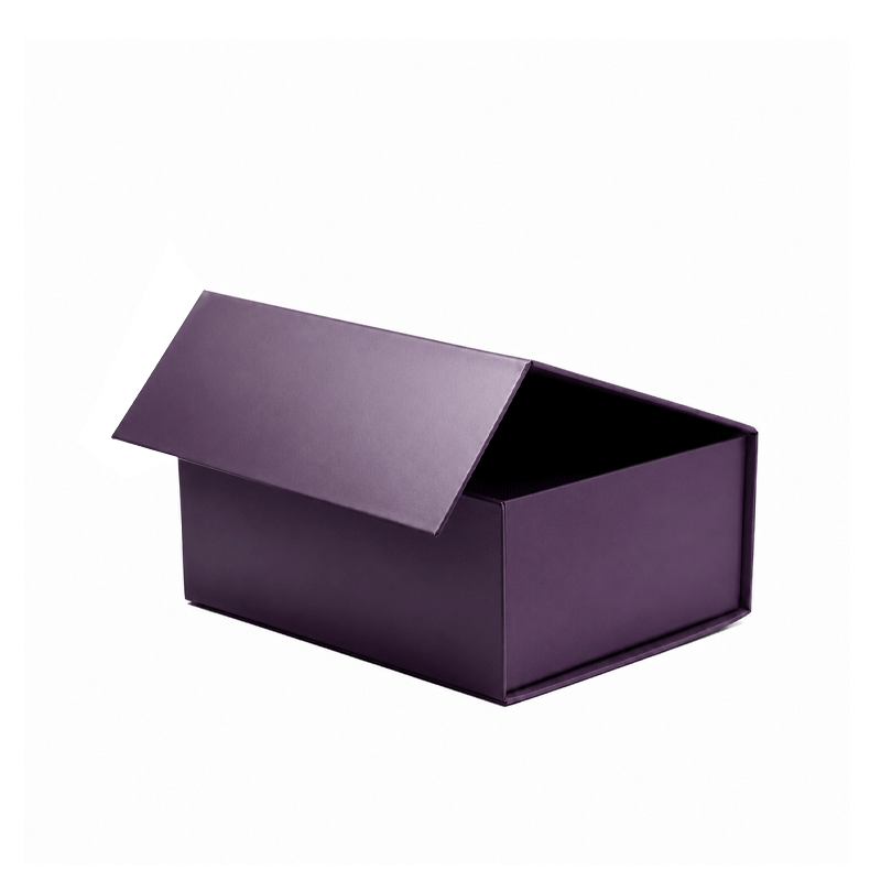 Purple small magnetic gift box