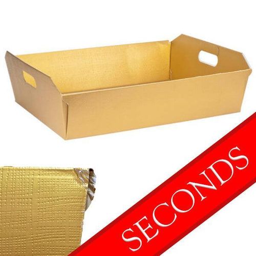 gold hamper tray