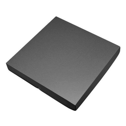 black square shallow box