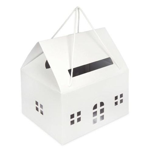 white wedding card post box