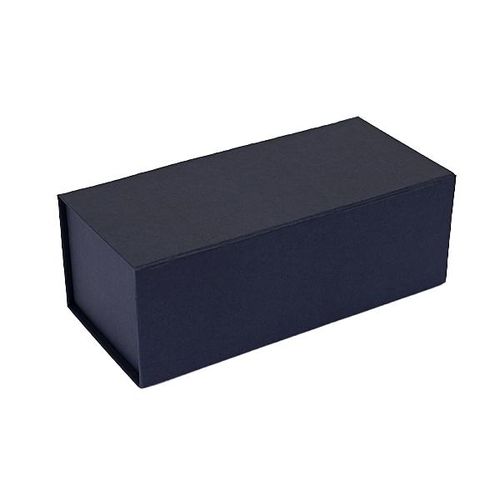 Navy blue magnetic gift box