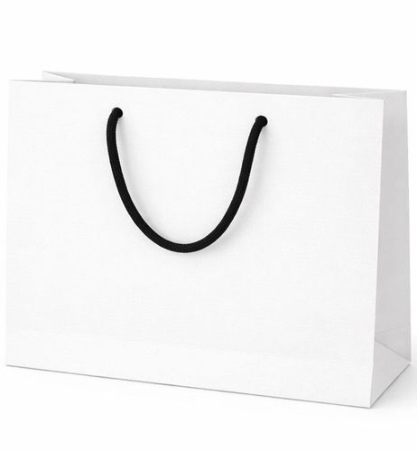 white luxury gift bag