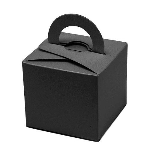 helium balloon weight box in black
