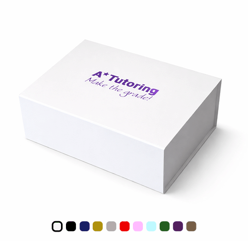 Branded Magnetic Box 280 x 220 x 110mm on a plain white background