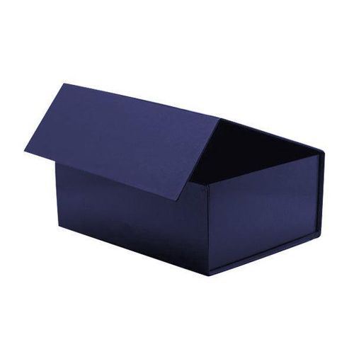 Navy blue magnetic gift box