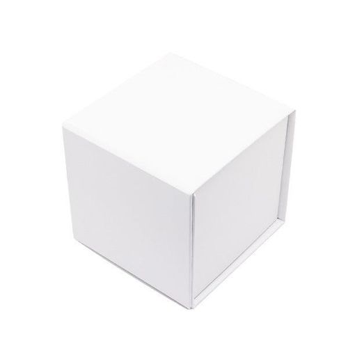 White cube magnetic gift box