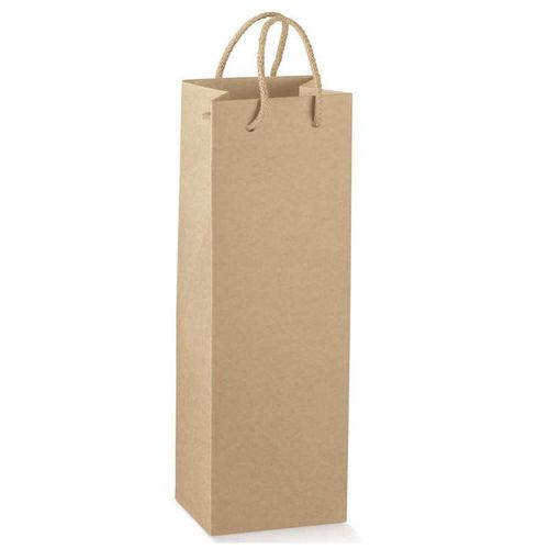 kraft champagne bottle bag