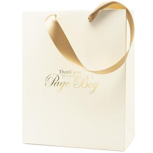 Luxury ivory wedding gift bag