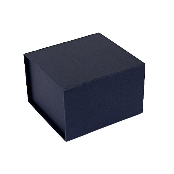 Navy blue square magnetic gift box