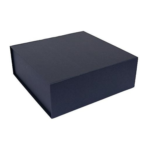 Navy blue magnetic gift box