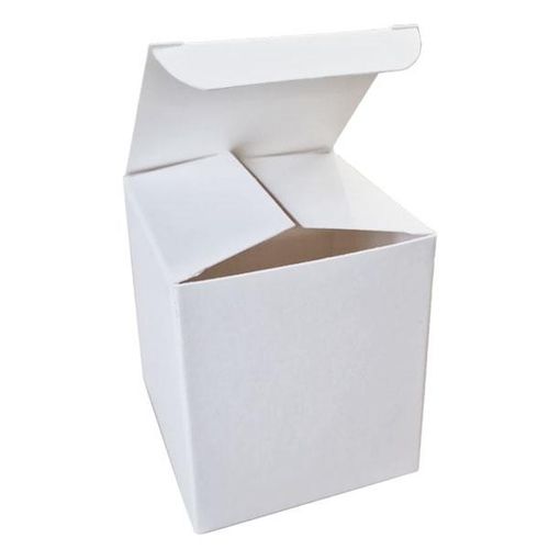 white candle box