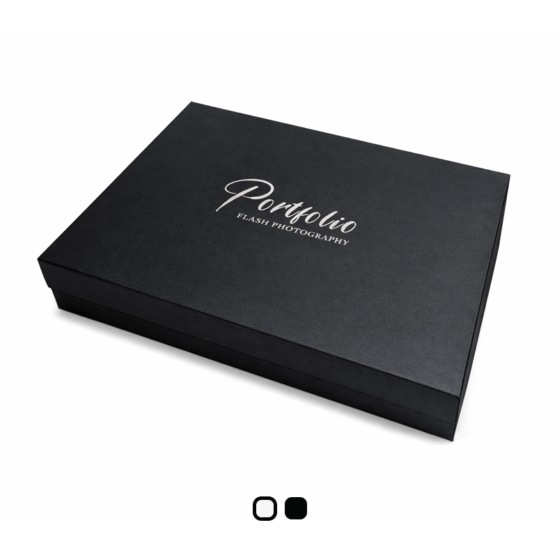 Branded magnetic A4 Shallow on a plain white background