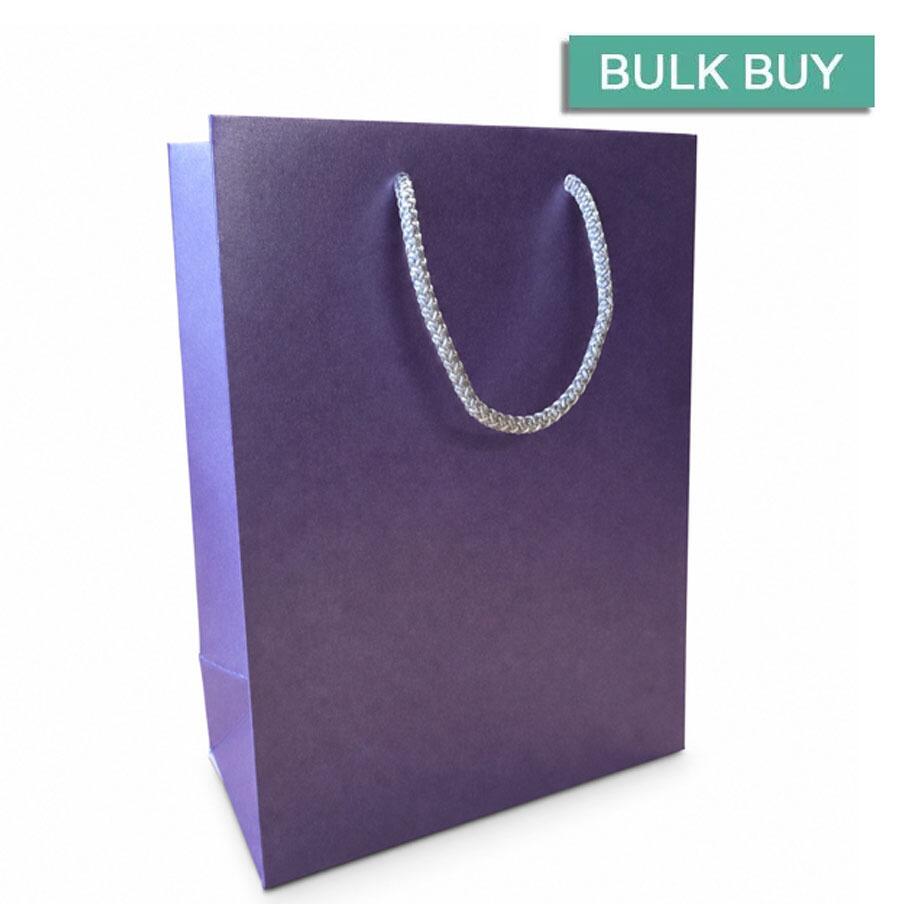 purple gift bag