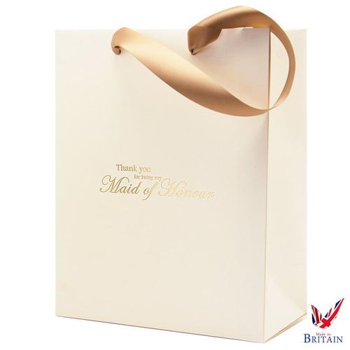 Luxury ivory wedding gift bag