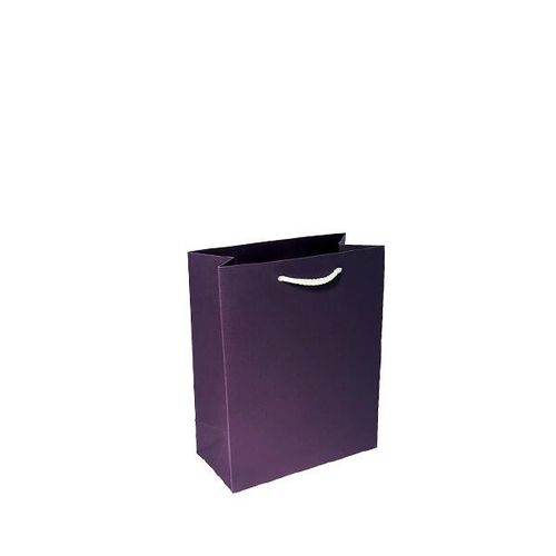 small purple gift bag