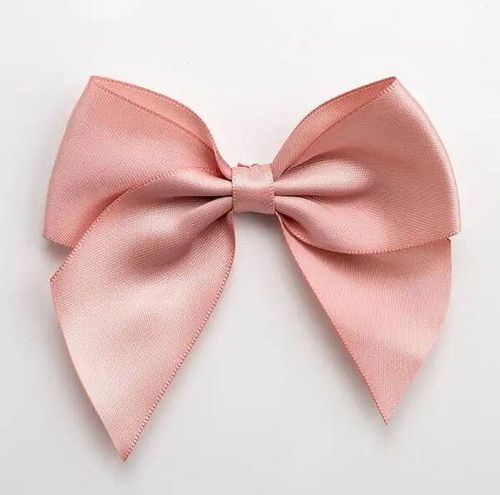 rose gold gift bow satin