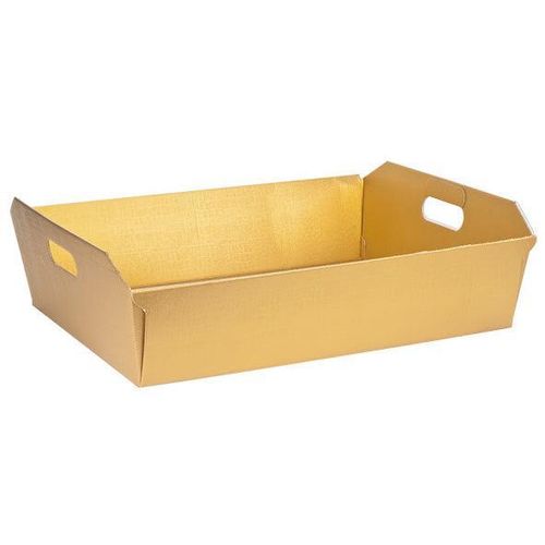 gold hamper tray