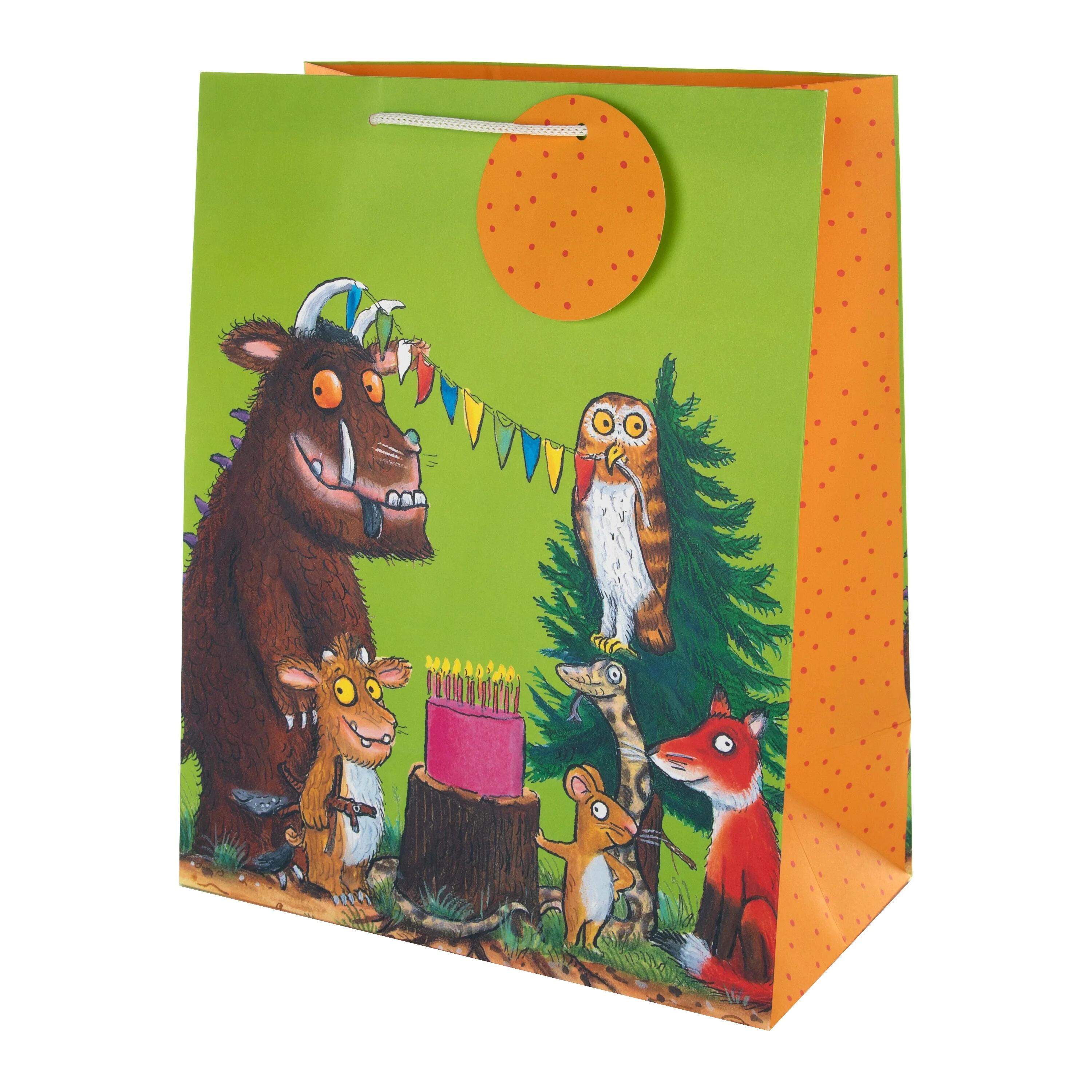 gruffalo large gift bag