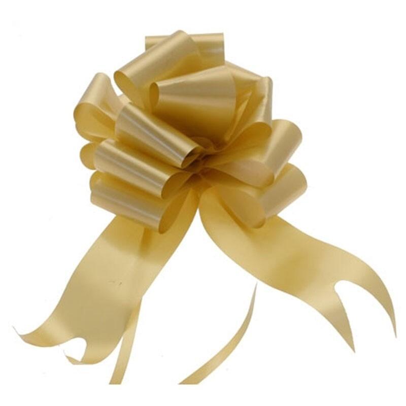 gold pull bow 50mm