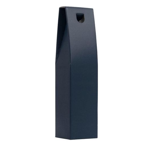 navy blue wine bottle box